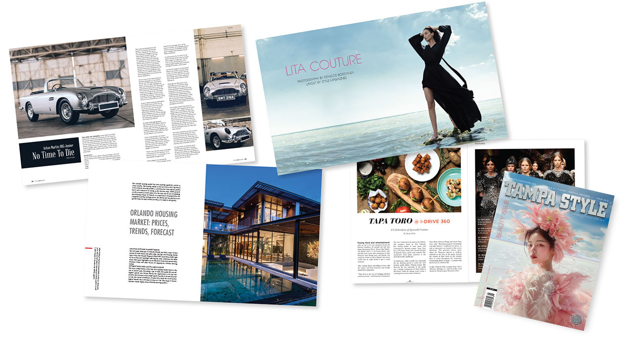 Tampa Style Magazine Examples